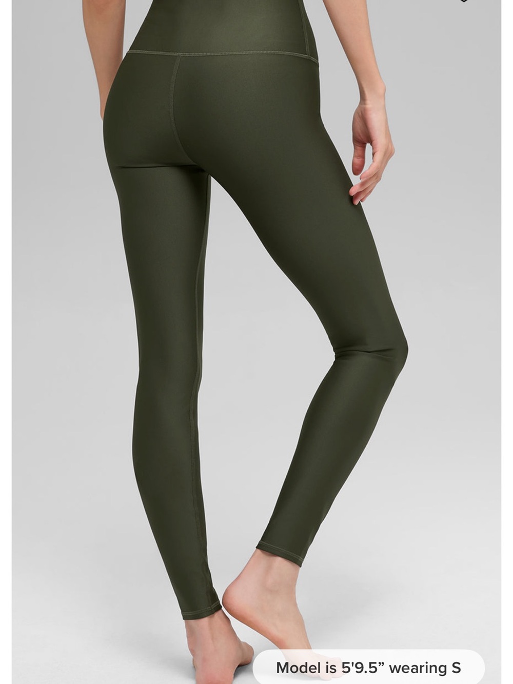 ALO Yoga High-Rise Olive Leggings